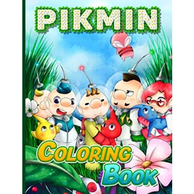 Abbildung von Pikmin Coloring Book: Wonderful Adults Books Stress Relieving