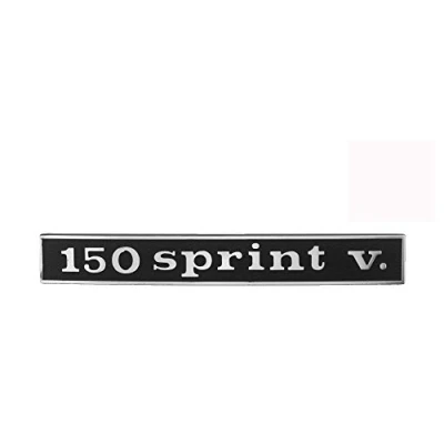Abbildung von Emblem/Schriftzug &#039; 150 Sprint v. für Vespa Veloce 2 Pins 132x17mm Lochabstand 110mm