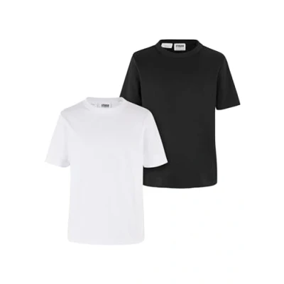 Abbildung von Urban Classics 2PACK Tshirt basic für Kinder, Größe: 110/116, White black