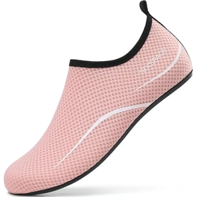 Abbildung von Sixspace Damen Badeschuhe Wasserschuhe Schwimmschuhe Männer Frauen Strandschuhe Barfußschuhe für Strand,Pool,Meer,Wassersport,Tauchen,Surfen,Aqua Cycling(Pink 38 EU)