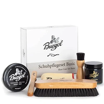 Abbildung von Burgol Schuhpflegeset Basic Farbe: Schwarz Lederpflegeset