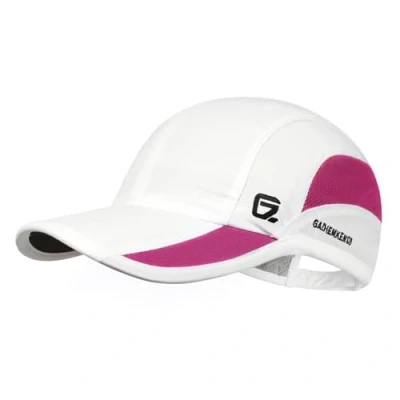 Abbildung von GADIEMKENSD Quick Dry Sports Hat Lightweight Breathable Soft Outdoor Running Cap Runners Caps for Women (White)