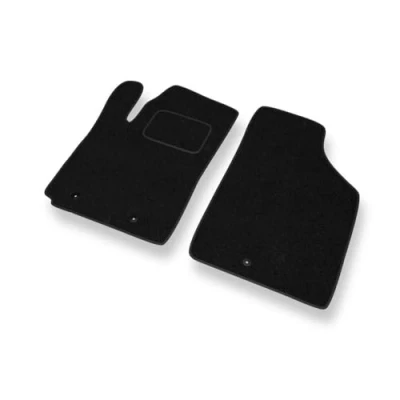 Abbildung von Mossa Fußmatten Auto kompatibel mit Hyundai i10 I (2007 2012) schwarz Automatten Autoteppiche 2