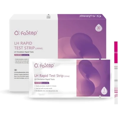 Abbildung von Fastep 30 Stück Ovulationstest Kit LH Teststreifen Eisprung Test Fruchtbarkeitstest für Frauen