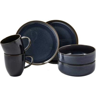 Abbildung von Villeroy &amp; Boch Geschirr Set Crafted Denim Blau 6 teilig