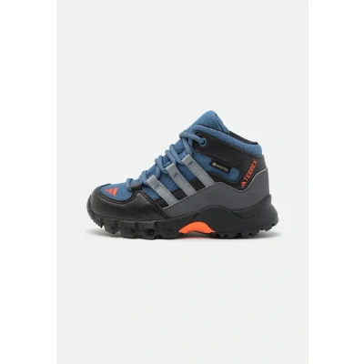 Abbildung von Adidas Terrex MID GTX I Hikingschuh für Kinder, Größe: 20, Steel/grey three/impact orange Textil/synthetik