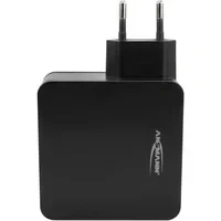 Abbildung von ANSMANN 2 Port USB Ladegerät 45 Watt mit starker GaN Technologie Power Delivery Profil für Schnellladefunktion Charger intelligenter Ladesteuerung Smartphone, Tablet, GoPro, etc.
