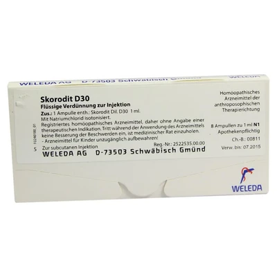 Abbildung von Skorodit D 30 Ampullen 8X1 ml