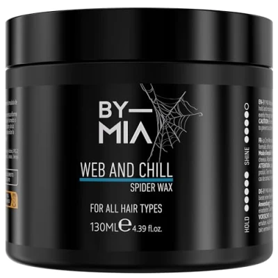 Abbildung von BY MIA Web And Chill Spinnenwachs 130 ml Flexibler Halt Mäßiger Glanz Kanten Steuerung Haarwachs für Männer &amp; Frauen