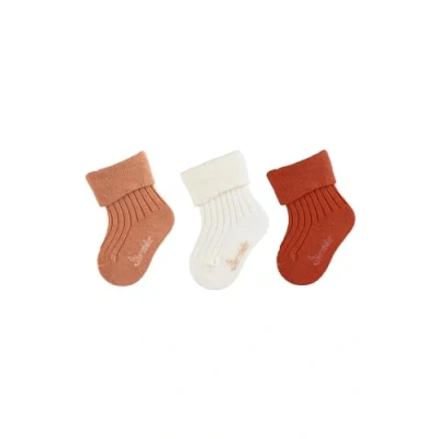 Abbildung von Sterntaler 3ER Rippe Socken für Kinder, Größe: 18, Bräunlich
