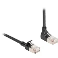 Abbildung von Patchkabel RJ 45 Cat.6a S/FTP, Slim 90 gewinkelt
