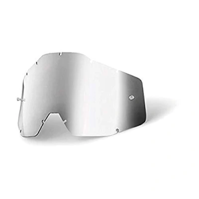 Abbildung von 100% RACECRAFT/ACCURI/STRATA Ersatzlinse Spiegel Anti Nebel, Silber , Größe One Size
