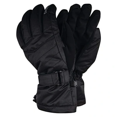 Abbildung von Dare 2b Damen Acute Waterproof Breathable Padded Ski and Snowboard Glove with Warm Scrim Lining Handschuhe Kinder, Schwarz, XS