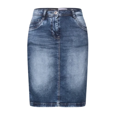 Abbildung von Cecil Jeansrock, Damen, Größe: 33, Blau
