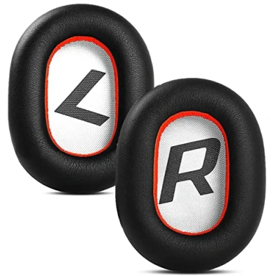 Abbildung von HTINDUSTRY Ersatz Ohrpolster für Kopfhörer, Memory Schaum, kompatibel mit Plantronics Voyager 8200 UC/Backbeat Pro2 Stereo Bluetooth Kopfhörern