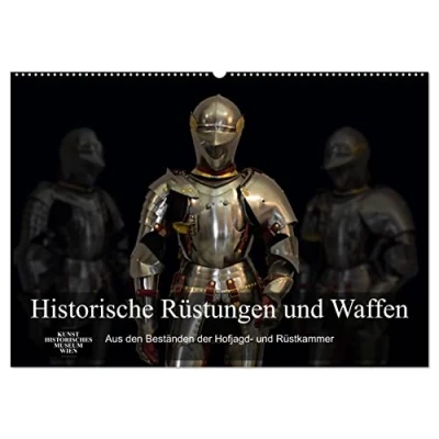 Abbildung von Historische Rüstungen und Waffen (Wandkalender 2025 DIN A2 quer), CALVENDO Monatskalender