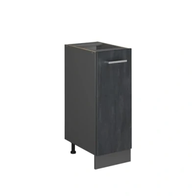 Abbildung von Vicco Apothekerschrank R Line, Schwarz Beton/Anthrazit, 30 cm ohne Arbeitsplatte