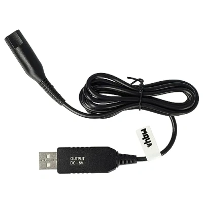 Abbildung von vhbw Ladekabel kompatibel mit Braun Series 7 Typ 5417 Rasierer Netzkabel, 120 cm