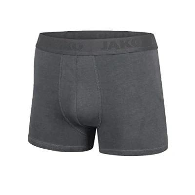 Abbildung von JAKO Herren Boxershorts Premium 2er Pack, Anthrazit, S