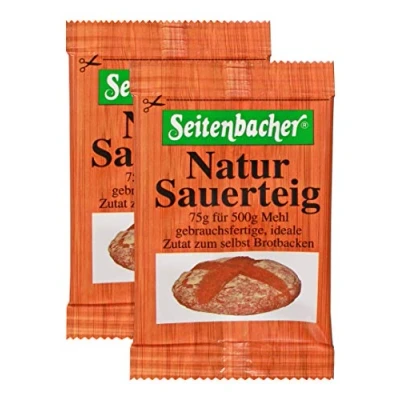 Abbildung von Seitenbacher Natur Sauerteig I 2 Portionsbeutel flüssig sofort einsetzbar 3er Pack (3x150 g)…