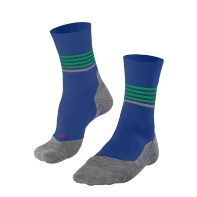 Abbildung von FALKE Herren Laufsocken RU4 Endurance Reflect M SO Baumwolle Funktionsmaterial antiblasen 1 Paar, Blau (Yve 6714), 44 45
