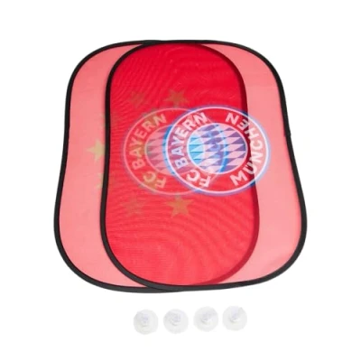 Abbildung von FC Bayern München Sonnenblende Sonnenschutz Auto 2er Set Rot