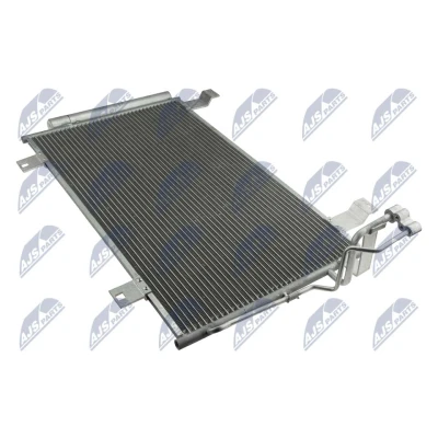 Abbildung von NTY CCS MZ 014 Klimakondensator mit Trockner Aluminium 678mm R134a MAZDA: CX 5 I, II