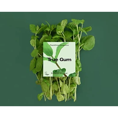 Abbildung von True Gum 10er SET: MINZE / Plastikfreier Kaugummi Biologisch Abbaubar Vegan 10 x 21 g, 210 g