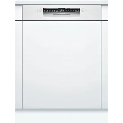Abbildung von Bosch SMI4HTW31E Serie 4 Smarter Geschirrspüler integriert, 60 cm breit, Besteckkorb, Silence Programm besonders leise, Extra Trocknen auf Knopfdruck, Rackmatic höhenverstellbarer Oberkorb