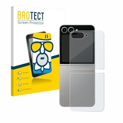 Abbildung von BROTECT Entspiegelungs Schutzglas für Samsung Galaxy Z Flip6 (Rückseite) Schutz Folie Panzerfolie Glas Matt [Extrem Kratzfest 9H, Anti Reflex]