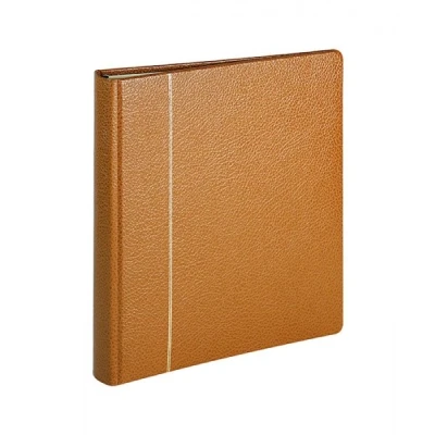 Abbildung von Lindner, Elegant Leder, Album (18 Ringe) ohne Inhalt Hellbraun Abm: 305x317x50 mm. pro Stk.