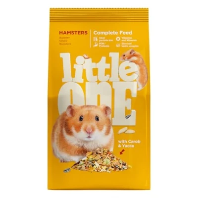 Abbildung von Little One Alleinfutter für Hamster 900 g Ausgewogene Zusammensetzung Bunte Saatenmischung aus Weizen, rote Hirse, Gerste, Maisflocken, Kürbiskernen und vielem mehr