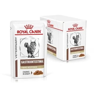 Abbildung von ROYAL CANIN Veterinary Gastro Intestinal Fibre Response Doppelpack 2 x 12 85 g Diät Alleinfuttermittel für Adulte Katzen Bei Verstopfungen und Anderen Magen Darm Problemen