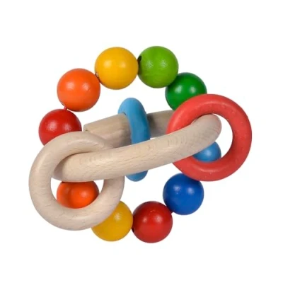 Abbildung von Eichhorn 100017040 Baby 3D Greifling, 9,5x9cm, FSC 100% Zertifiziertes Buchenholz Bunt