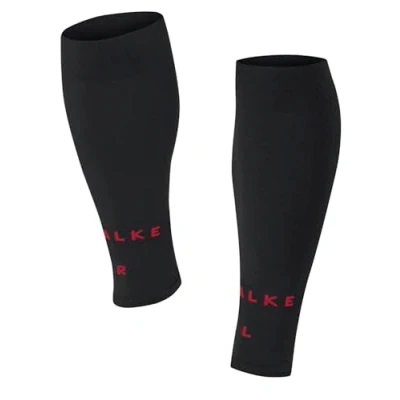 Abbildung von FALKE Herren Wadenbandage RU Compression Tube M KH Funktionsmaterial mit Kompression 1 Paar, Schwarz (Black Mix 3010) neu umweltfreundlich, ONESIZE