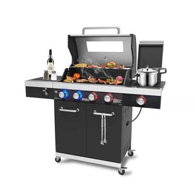 Abbildung von El Fuego Gasgrill &quot;Kingsten&quot; von Fuego®, 4 + 1 Brenner, inkl. viel Zubehör
