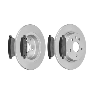 Abbildung von F.BECKER_LINE BREMSSCHEIBEN Ø268MM + BREMSBELÄGE HINTEN FÜR OPEL ASTRA J MK VI
