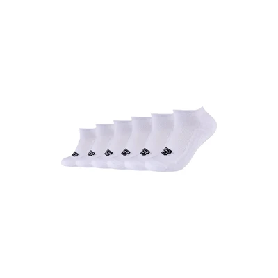 Abbildung von Skechers Basic Cushioned Sneaker 6 PACK Socken, Damen, Größe: 35 38, White
