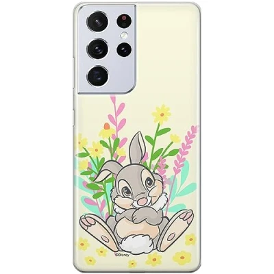Abbildung von ERT GROUP Handyhülle für Samsung S21 Ultra Original und offiziell Lizenziertes Disney Muster Thumper 004 optimal an die Form des Handy angepasst, hülle aus TPU