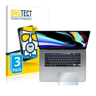 Abbildung von BROTECT Entspiegelungs Schutzglas für Apple MacBook Pro 16&quot; 2019 (Touch Trackpad) (3 Stück) Schutz Folie Panzerfolie Glas Matt [Kratzfest 9H]