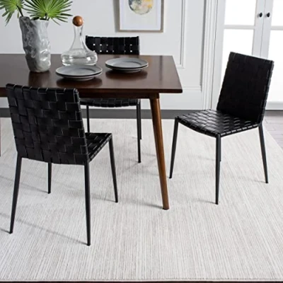 Abbildung von Safavieh Modern Teppich für Wohnzimmer, Esszimmer, Schlafzimmer Vision Collection, Kurzer Flor, Elfenbein, 244 X 305 cm