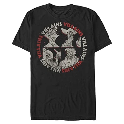 Abbildung von Disney Villains Villain Group Men&#039;s Crew neck Black S