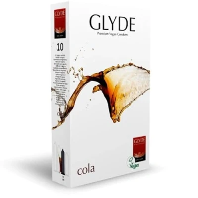 Abbildung von Ultra «Cola» vegane, schwarze Kondome mit Cola Aroma (10 Kondome) 10 St