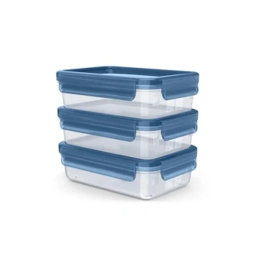 Abbildung von Emsa Frischhaltedose &quot;Clip &amp; Close Eco&quot;, (Set, 3 tlg.), 3x 0,8 l, 100% dicht, mikrowellen /spülmaschinen /gefriergeeignet