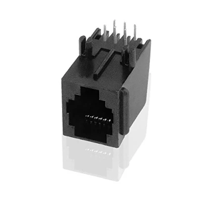 Abbildung von BestPlug Telefon Modular Modem RJ11 Einbau Buchse Terminal weiblich, Schwarz