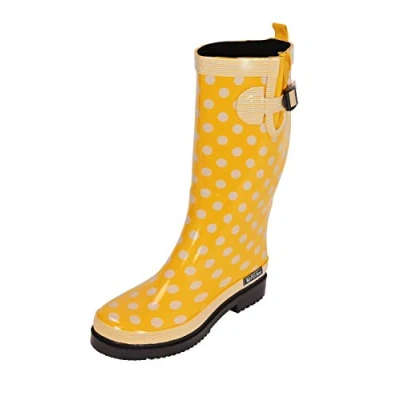 Abbildung von Madsea Gummistiefel, Damen, Größe: 40, Gelb/weiß Schuhe