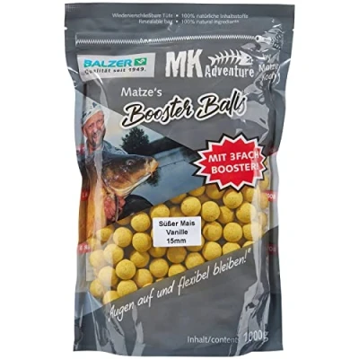 Abbildung von Balzer Matze Koch Booster Balls, Süßer Mais/Vanille, 15 mm, 1000 g