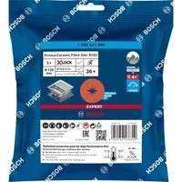 Abbildung von X LOCK Expert R782 Prisma Ceramic Fiberschleifscheibe, Ø 125mm, K36