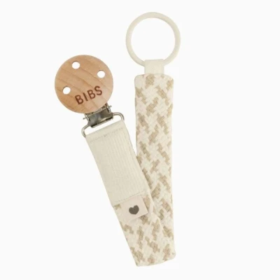 Abbildung von BIBS Braid Schnullerhalter, Ivory/Vanilla