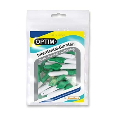Abbildung von OPTIM Interdentalbürsten 16er Packung, grün 0,8mm Größe 5